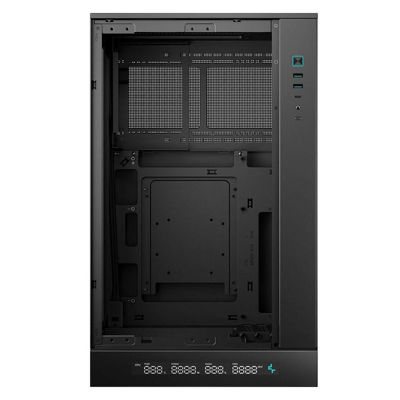 Корпус DeepCool CH270 Digital Black (R-CH270-BKNDM0-G-1) без БП