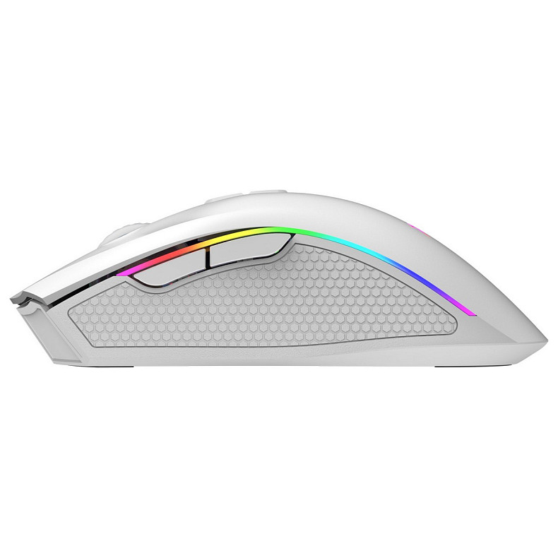 Мишка XTRIKE ME GM-314, ігрова 7200dpi, 7кн, RGB, біла