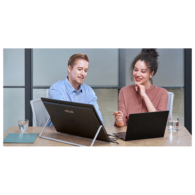 Монітор портативний Asus 23.8" ZenScreen MB249C HDMI, USB-C, MM, IPS, 75Hz, AdaptiveSync, Pivot, C-C