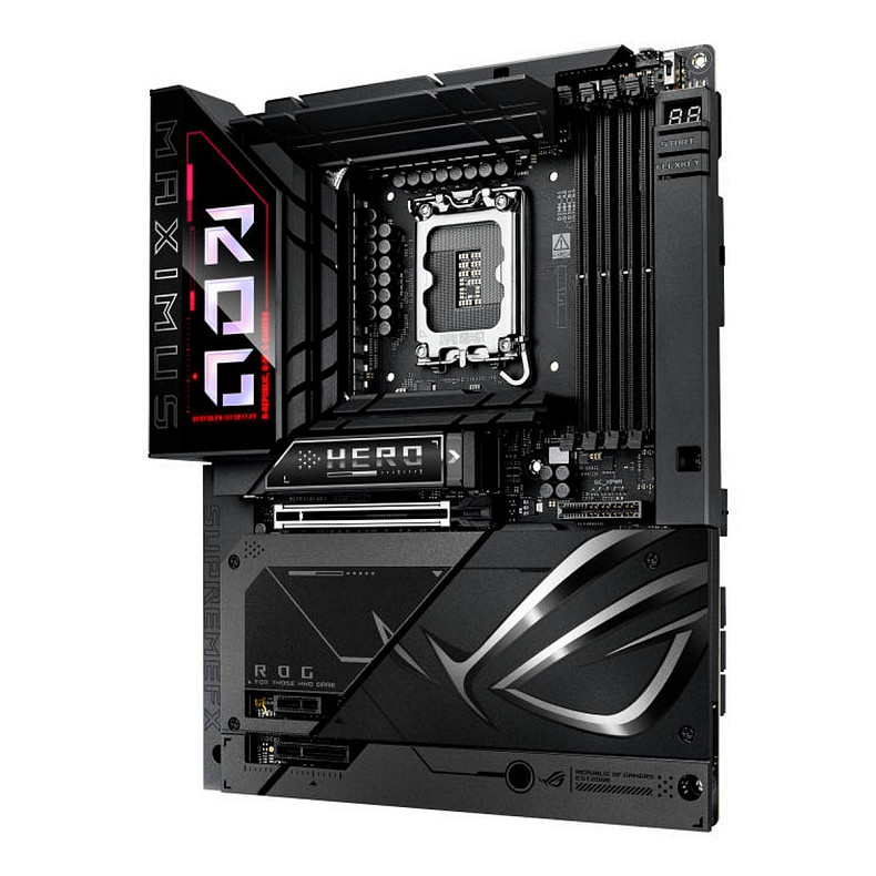 Материнская плата ASUS ROG MAXIMUS Z890 HERO BTF s1851 Z890 4xDDR5 M.2 Thunderbolt HDMI Wi-Fi BT ATX