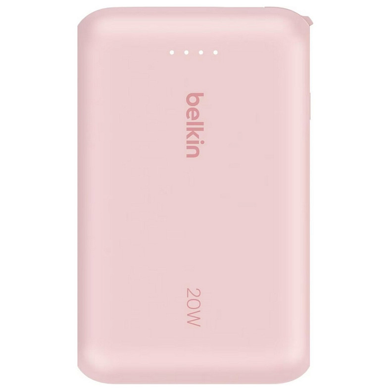 Аккумулятор портативный литий-ионный Power Bank Belkin 10000мА·ч, 20Вт, с интегрированным кабелем USB-