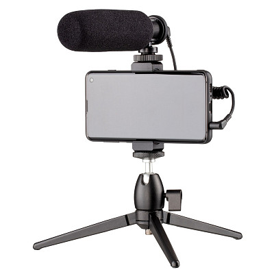 Микрофон с триподом для мобильных устройств 2Е MM011 Vlog KIT, 3.5mm