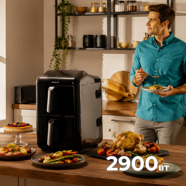 Мультипечь CECOTEC Cecofry DuoLevel 12000 Window