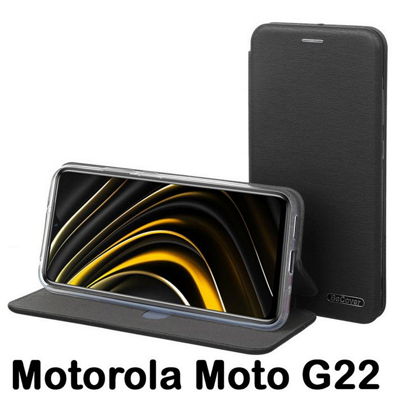 Чeхол-книжка BeCover Exclusive для Motorola Moto G22 Black (707908)