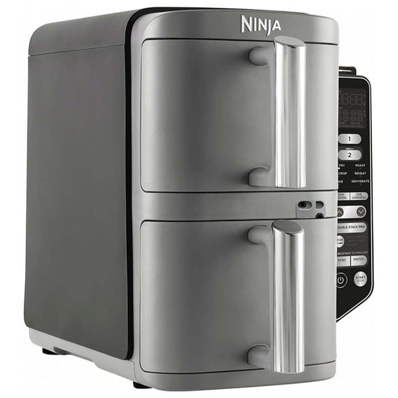 Мультипіч Ninja Double Stack XL 2-Level Hot Air Fryer 9,5 л with Smart Cook System SL451EU