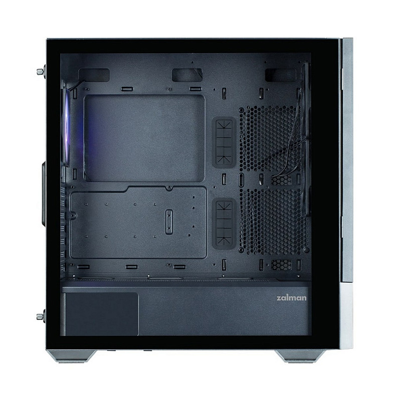 Корпус Zalman Z10 DS, без БЖ, 2xUSB3.0, 1хUSB Type-C, 2х120мм, 1x120мм ARGB, TG Side Panel, ATX, Mon