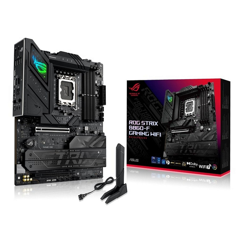 Материнская плата ASUS ROG STRIX B860-F GAMING WIFI s1851 B860 4xDDR5 M.2 DP HDMI USB Type-C Wi-Fi B