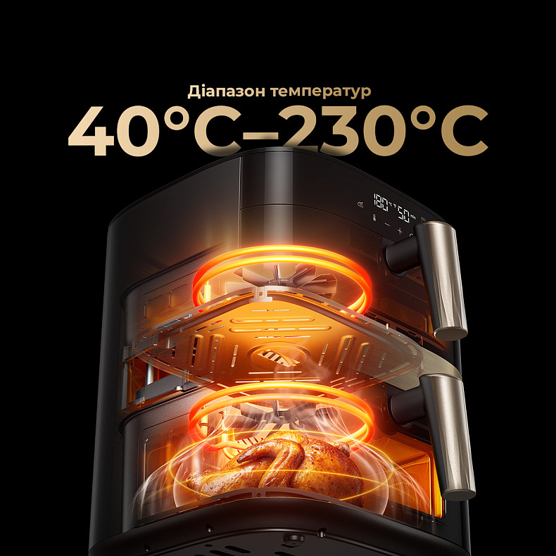 Мультипечь MOVA AeroChef FD40 Pro Black