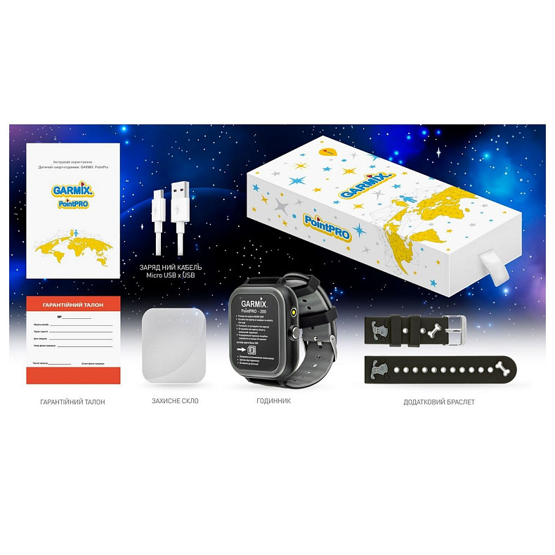 Детские смарт-часы Garmix PointPRO-200 4G/GPS/WiFi Black
