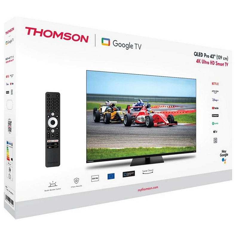 Телевизор Thomson Google TV 43" UHD 43QG7C14