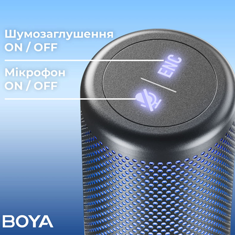 Мікрофон конденсаторний BOYA K3-02 RGB Black