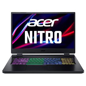 Ноутбук Acer Nitro 5 AN517-55 17.3" FHD IPS, Intel i7-12650H, 16GB, F1TB, NVD4050-6, Lin, чорний