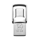 Флеш-накопичувач USB 2.0 32GB Type-C T&G 104 Metal Series Silver (TG104TC-32G)