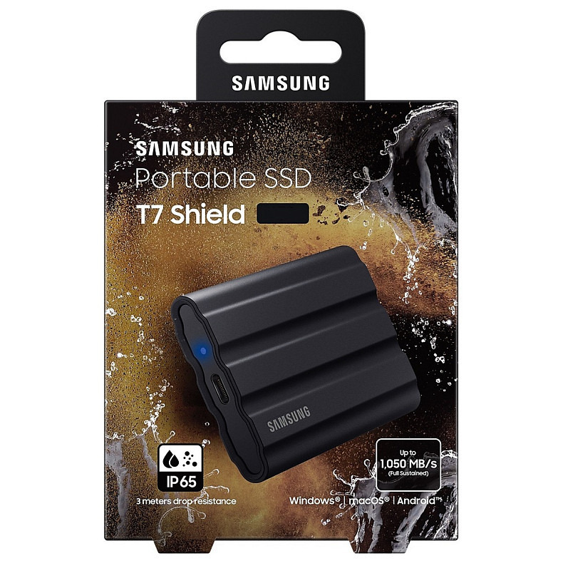 SSD диск Samsung T7 2.0TB Shield Black (MU-PE2T0S/EU)