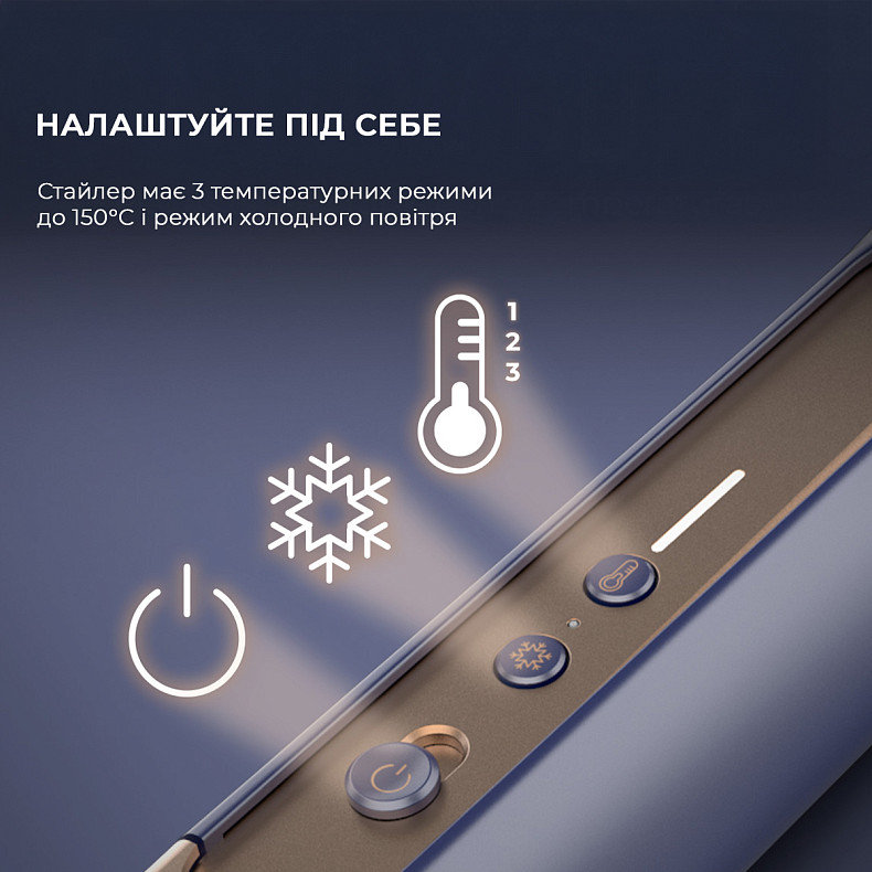 Фен-випрямляч CECOTEC RitualCare Air Lisse 2in1 Blue