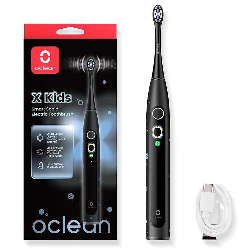 Электрическая зубная щетка Oclean X Kids Black