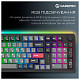 Клавиатура GamePro Asgard Drakkar Keychron Super Red Switch Black (MK305BK)