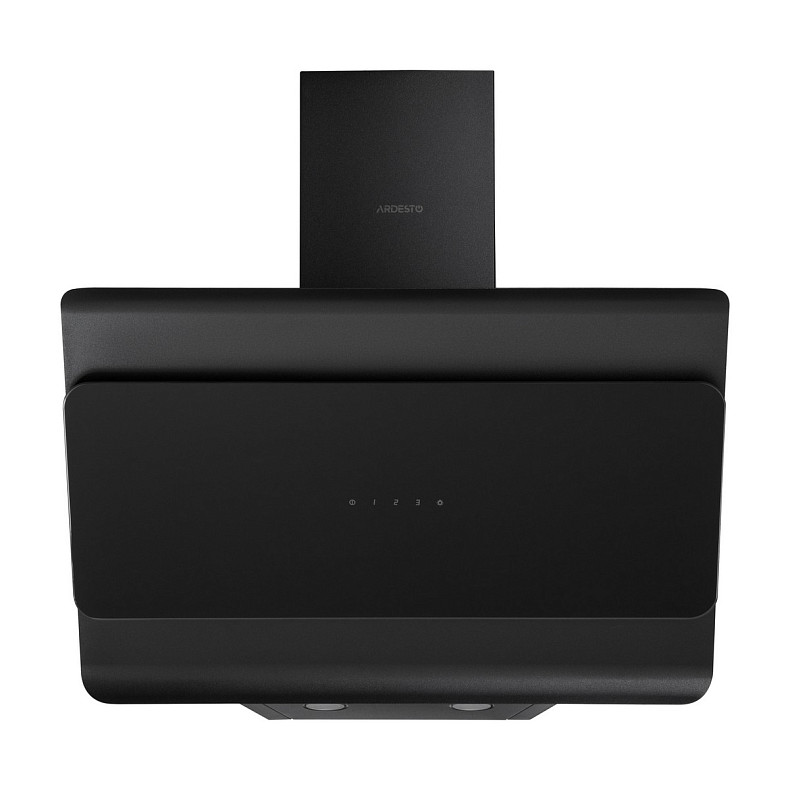 Витяжка Ardesto похила, 60см, 900м3ч, скло, 2х1Вт LED, сенсор, чорний
