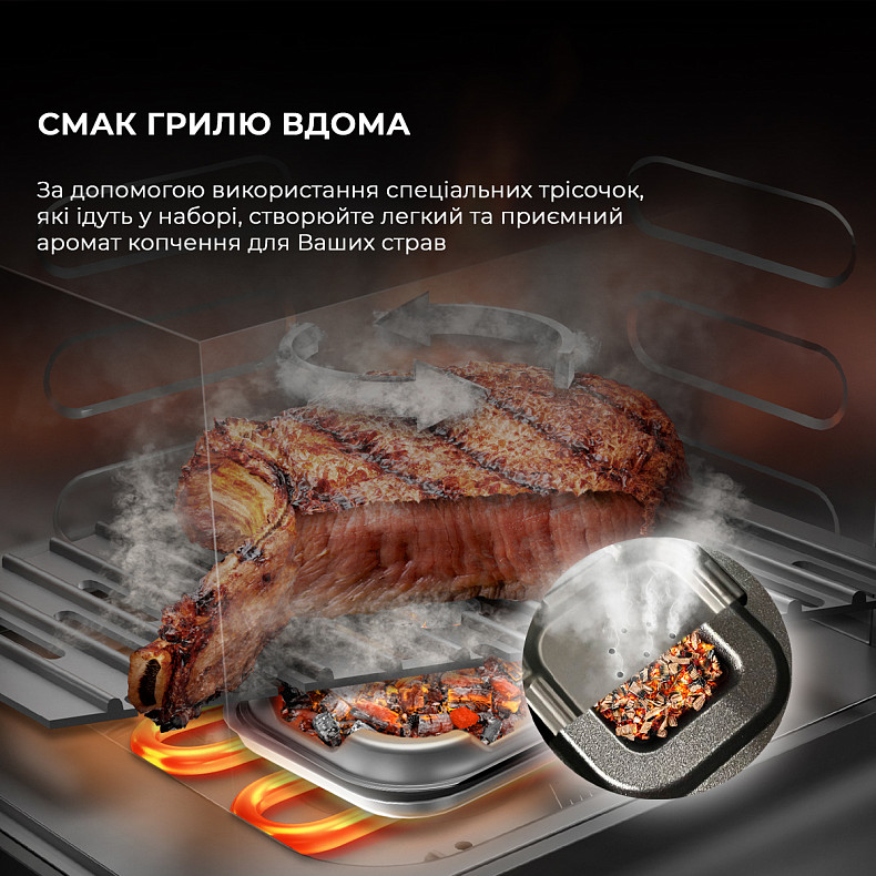 Мультипіч CECOTEC Cecofry&Grill Smokin 8500