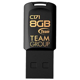 Флеш накопитель 8GB Team C171 Black (TC1718GB01)
