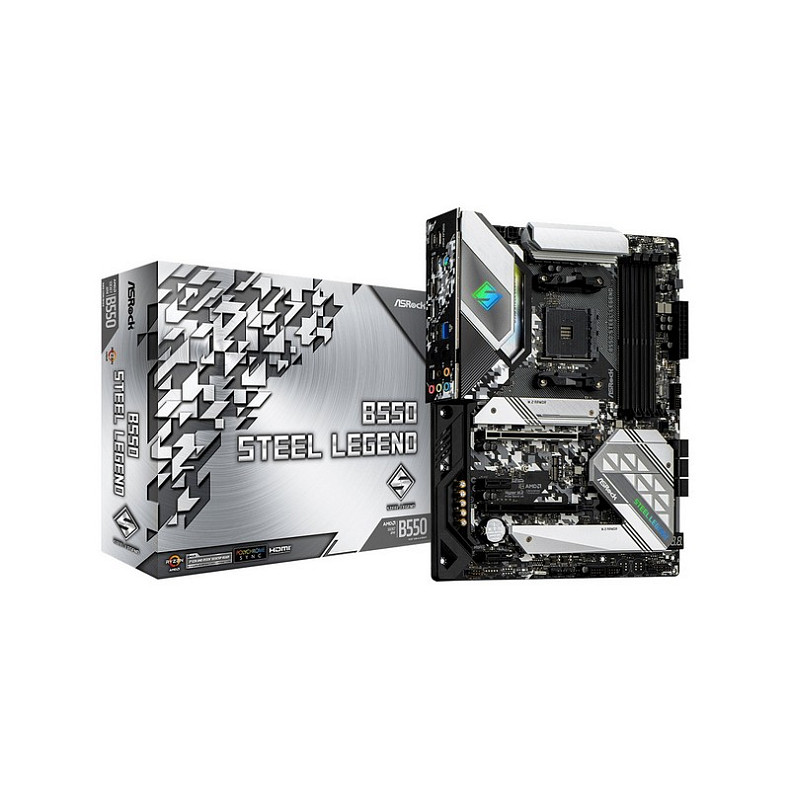 Материнcкая плата ASRock B550 Steel Legend Socket AM4