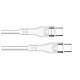 Кабель ColorWay USB Type-C + USB Type-C (M/M), 5.0 А, 1 м, White (CW-CBPDCC065-WT)