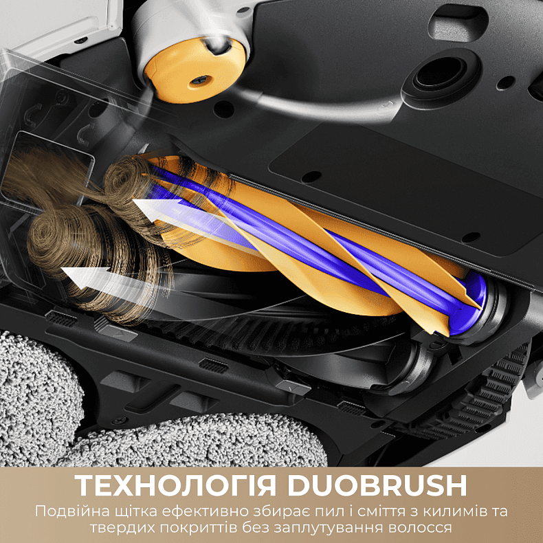 Робот-пилосос миючий Dreame Bot X60 Ultra Complete Black