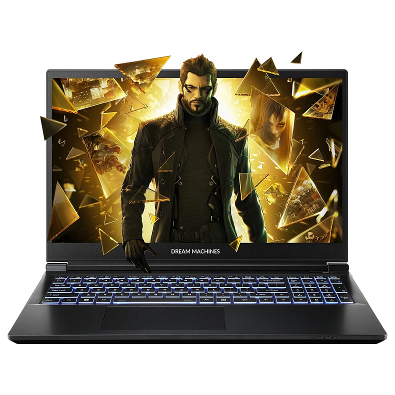 Ноутбук Dream Machines RG5060-15 15.6FHD IPS, Intel U9-275HX, 32GB, F2TB, NVD5060-8, DOS, чорний