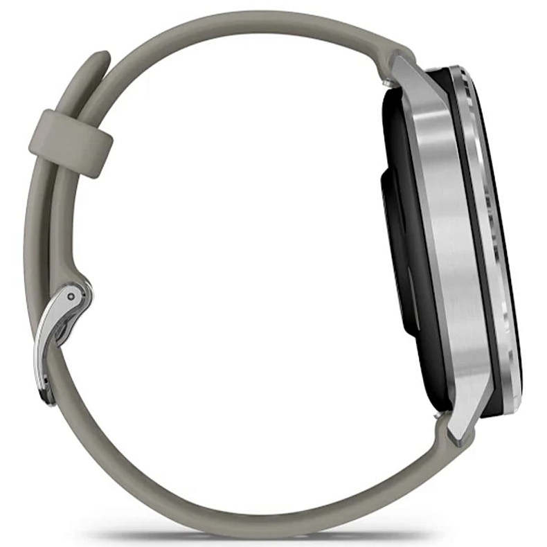 Смарт-часы GARMIN Venu 4 45 mm Silver with Silver Gray Silicone Band (010-03014-01)