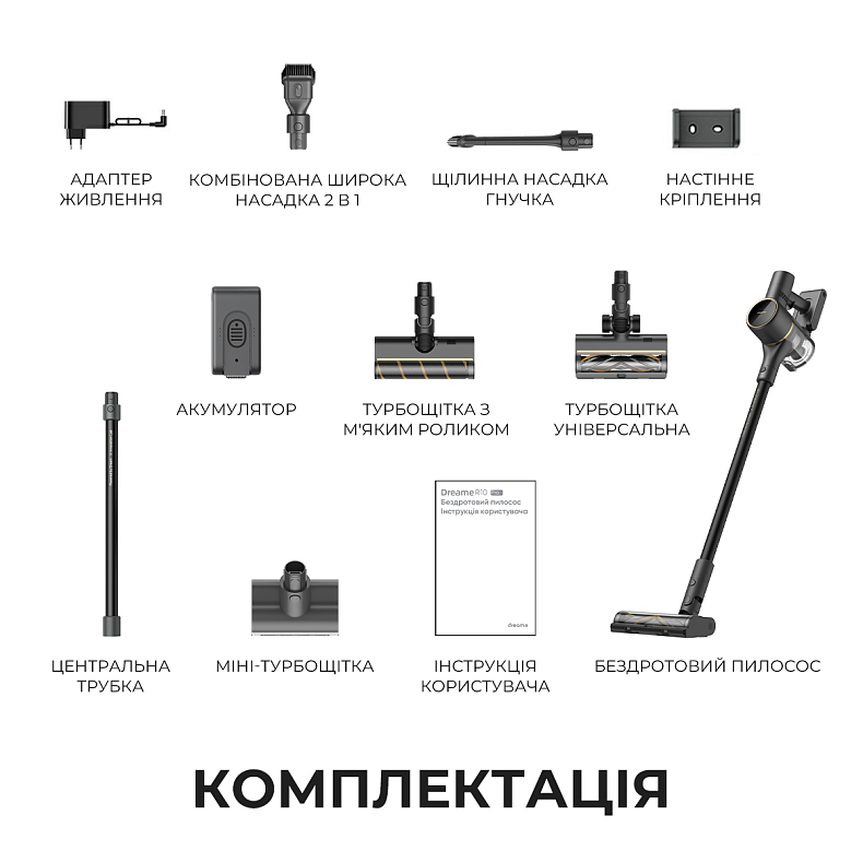 Беспроводной пылесос Dreame R10 PRO