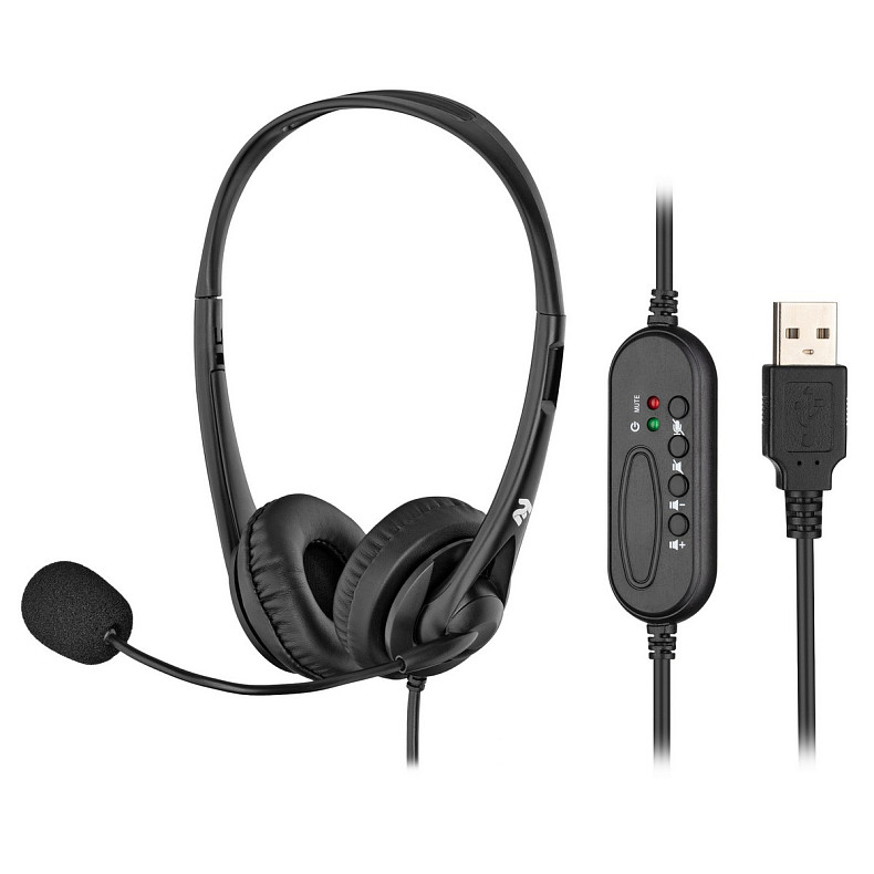 Гарнітура для ПК 2E CH11, On-Ear, USB