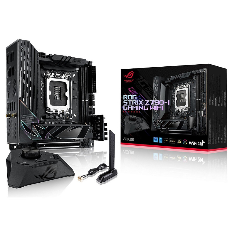 Материнська плата ASUS ROG STRIX Z790-I GAMING WIFI s1700 Z790 2xDDR5 M.2 HDMI Thunderbolt Wi-Fi BT