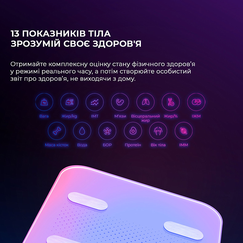 Розумні ваги Yunmai S Smart Scale Blue