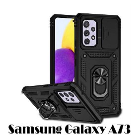 Чeхол-накладка BeCover Military для Samsung Galaxy A73 SM-A736 Black (707381)