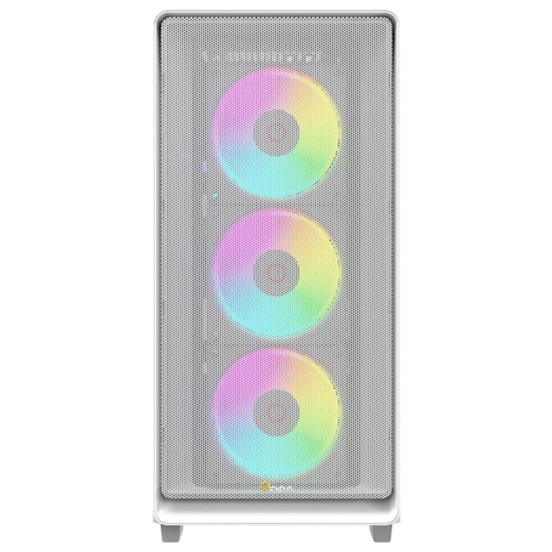 Корпус Ocypus GAMMA C60 W/O PSU, WH ARGB ATX (GAMMA-C60-WHG400XX-GL)