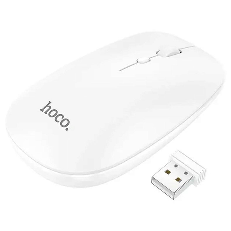 Миша HOCO GM15 Art Dual-Mode Business Wireless White