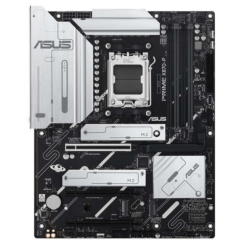 Материнская плата ASUS PRIME X870-P sAM5 X870 4xDDR5 M.2 HDMI ATX