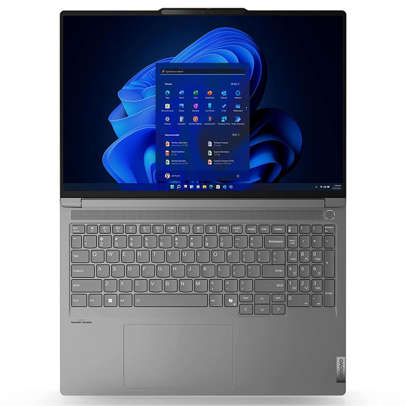 Ноутбук Lenovo ThinkBook 16p-G5 16" WQXGA IPS AG, Intel i7-14650HX, 32GB, F1TB, NVD4060-8, DOS