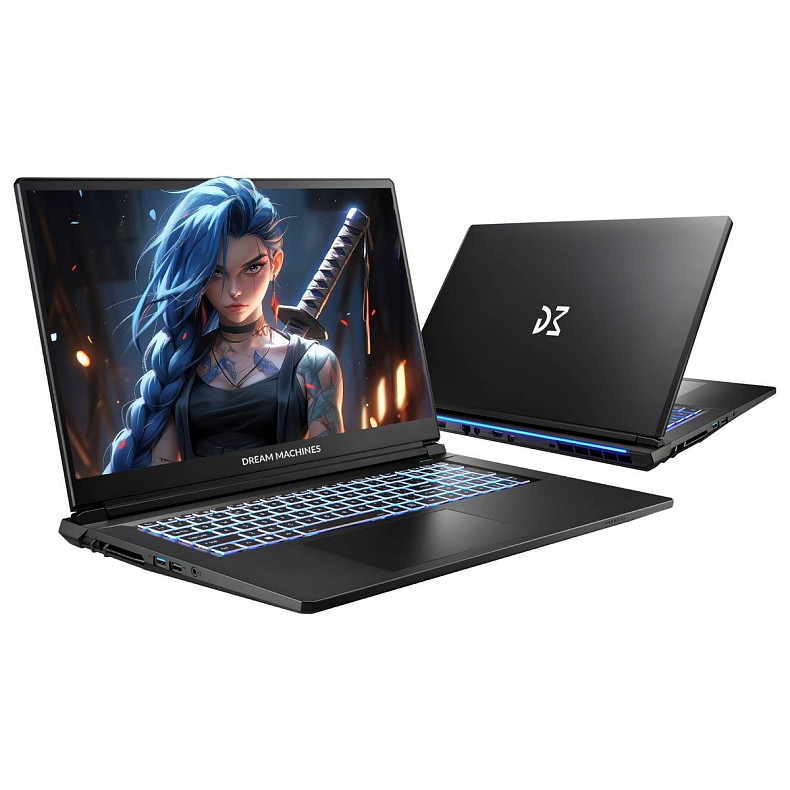 Ноутбук Dream Machines RG5050-17 17.3FHD IPS, Intel i9-14900HX, 16GB, F1TB, NVD5050-8, DOS, черный