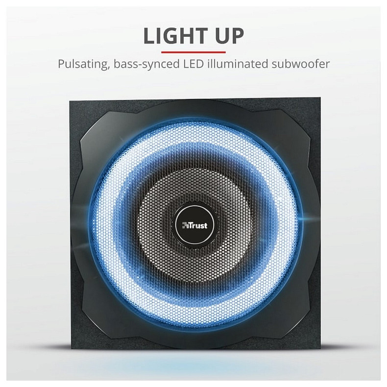Акустична система Trust GXT 658 Tytan 5.1, 90Вт, AUX, чорний