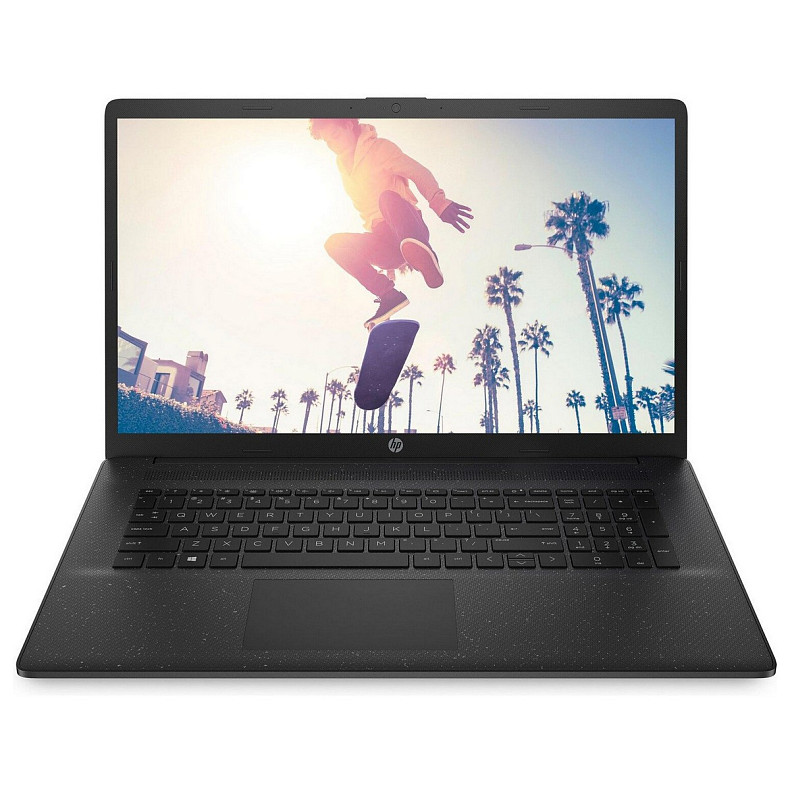 Ноутбук HP 17-cn4013ua 17.3" FHD IPS AG, Intel 3-100U, 16GB, F512GB, UMA, DOS, чорний
