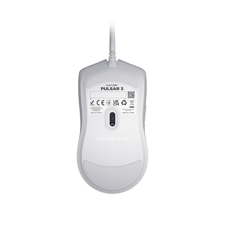 Миша Hator Pulsar 3 White (HTM611)