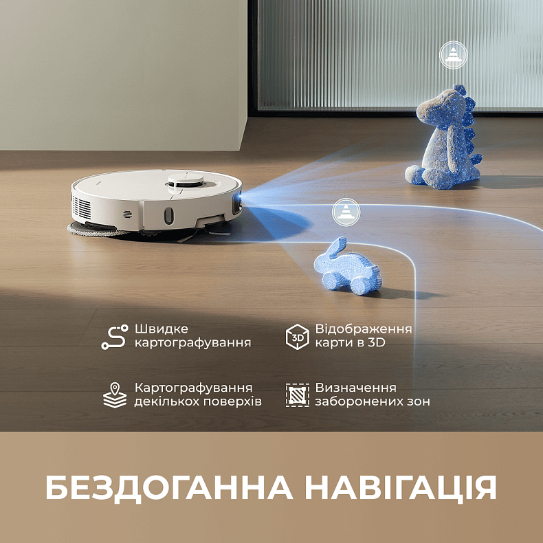 Робот-пылесос моющий Dreame Bot L10s Ultra Gen 3 White