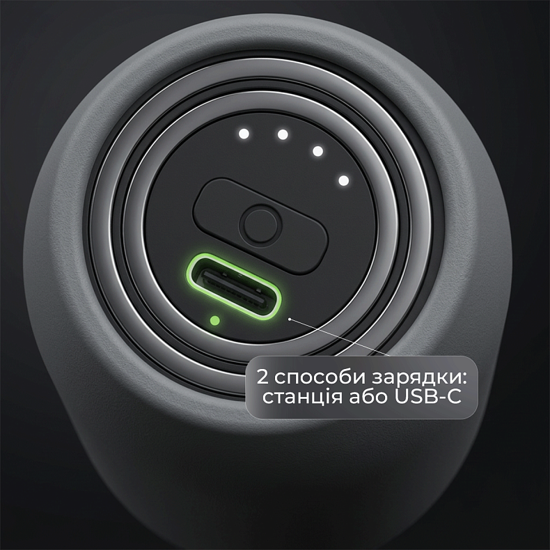 Перкусійний масажер RENPHO Active Mini Thermacool Deluxe Grey