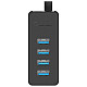 USB-хаб ORICO USB 3.0 4 порта (W5P-U3-100-BK-PR)
