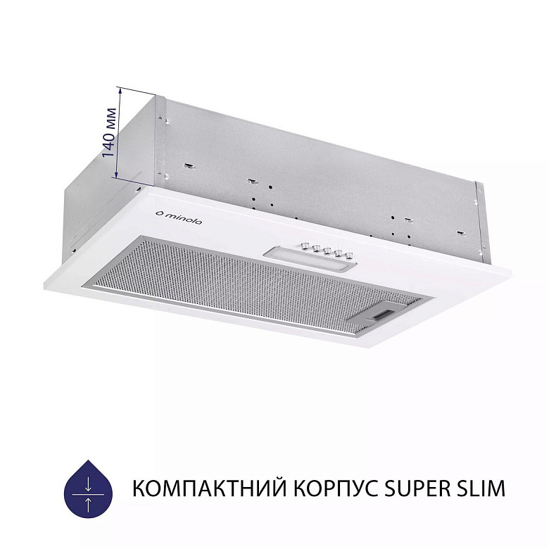 Вытяжка Minola HBI 5025 WH LED