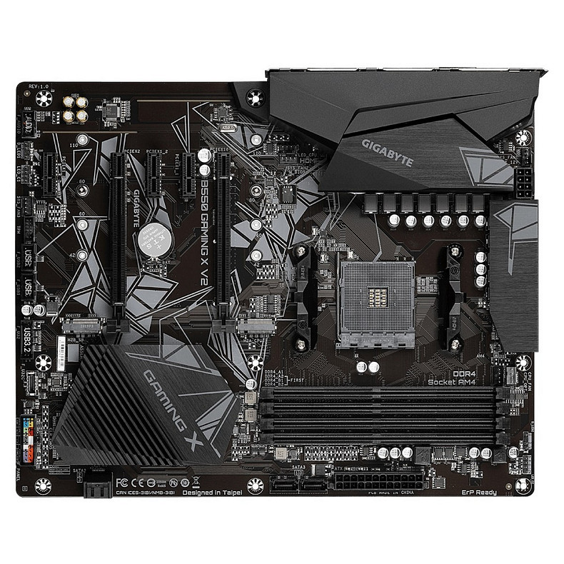 Материнская плата Gigabyte B550 Gaming X V2 Socket AM4