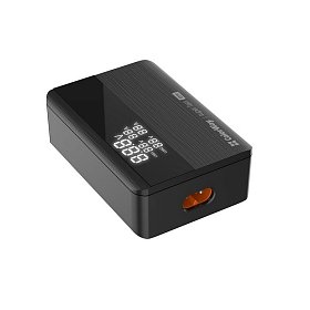 Сетевое зарядное устройство ColorWay Power Delivery GaN (2USB-A + 2USB TYPE-C) (100W) Black (CW-CHS0
