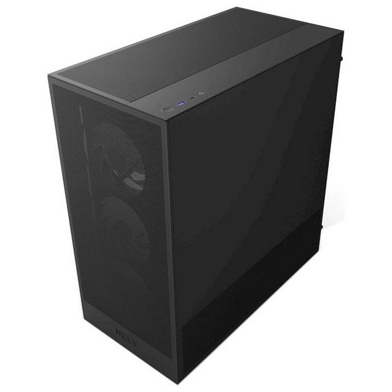 Корпус NZXT H5 Flow RGB Black (CC-H52FB-R1) без БП