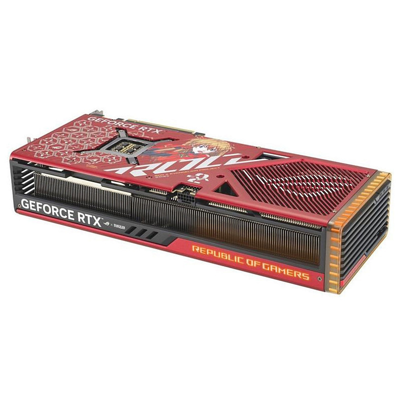 Видеокарта Asus GeForce RTX 4090 24GB GDDR6X ROG Strix OC EVA-02 Edition (ROG-STRIX-RTX4090-O24G-EVA-02-E